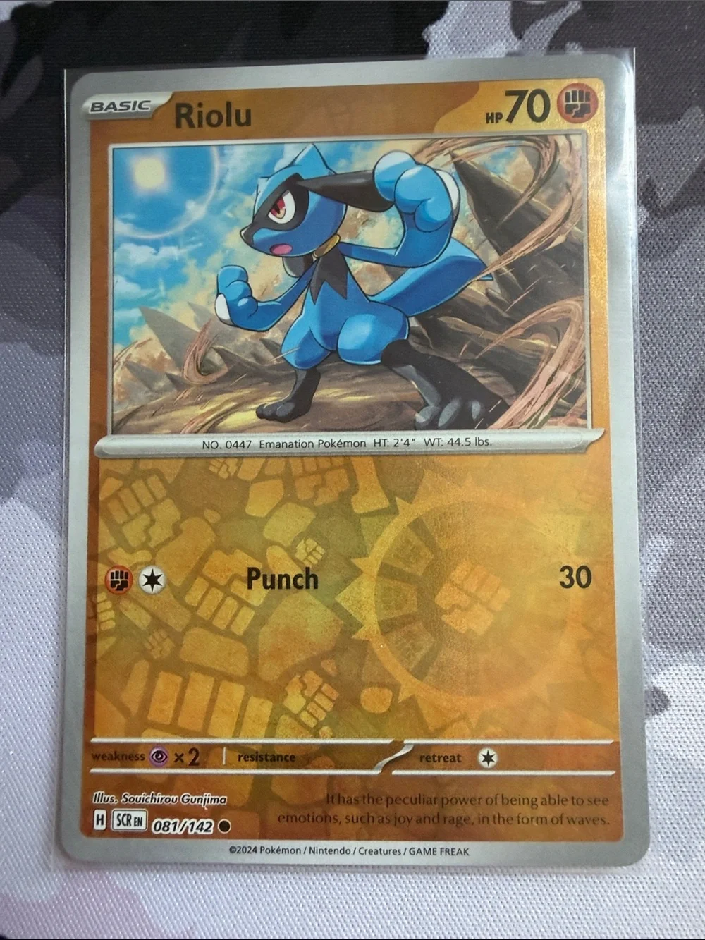 Riolu Lucario Reverse Holo Evolution Pokémon Card Lot TCG ✨5/$25✨